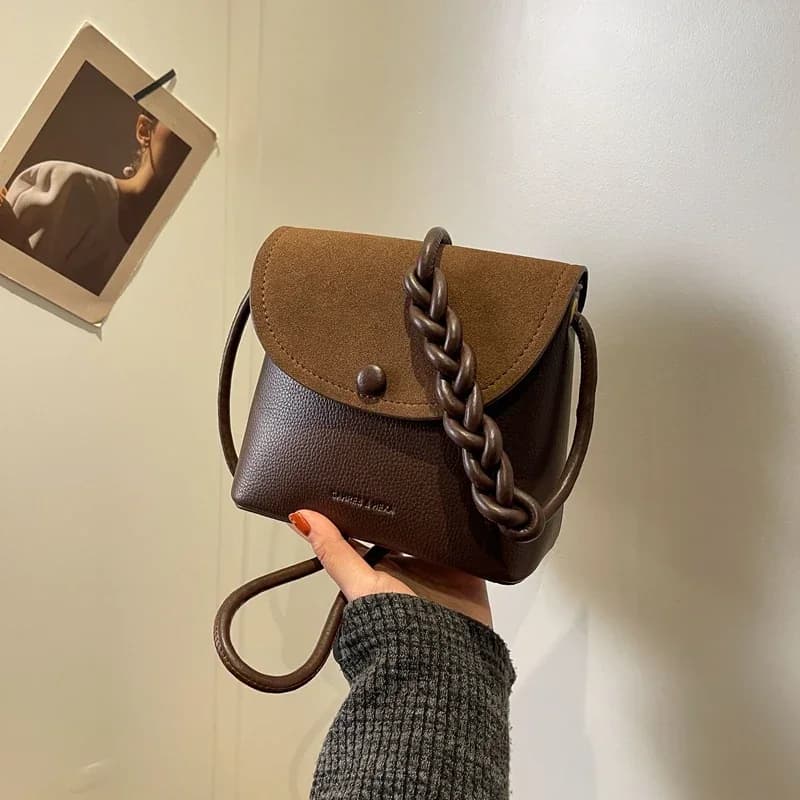 Pu Hasp Women's Crossbody Bags New Portable Sewing Thread Small Square Bags for Women 2025 Hot Sale Bolsas Para Mujeres