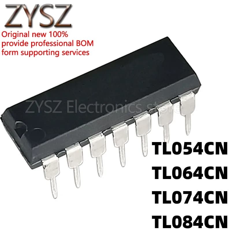 5PCS TL TL054 064 074 TL084CN CN in-line DIP14