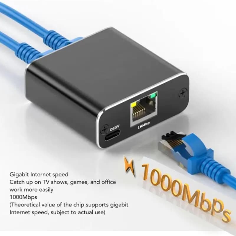 RJ45 Splitter 1 in 2/3/4 Out Network 1000Mbps RJ45 Adapter Gigabit Converter Internet Ethernet 8P8C Extender Plug Extension