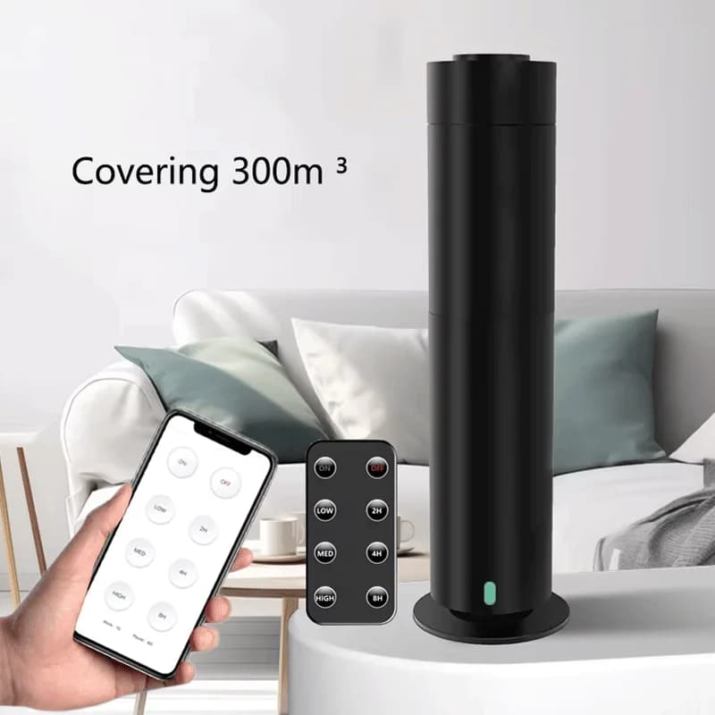 Bluetooth Smart Scent Air Machine Hotel Collection Diffuser for Essential Oil Waterless Diffuser for Home Hotel Room Fragrance