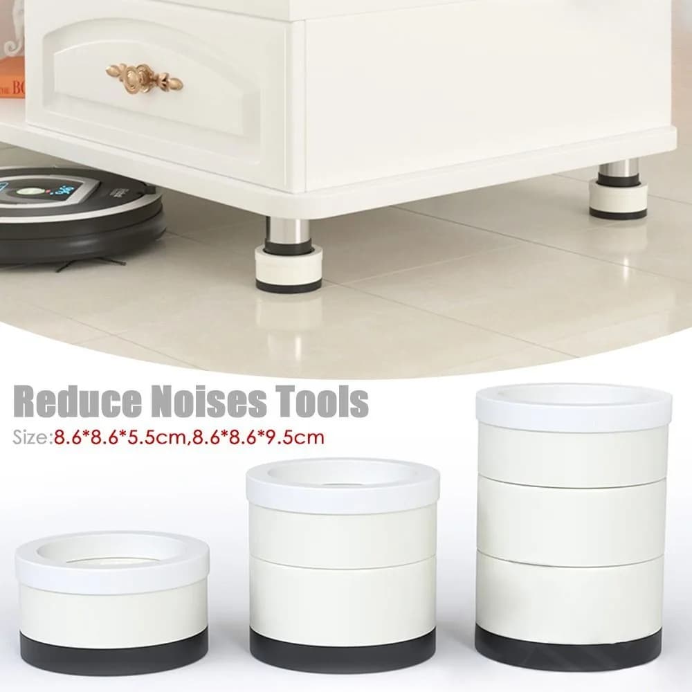 Heavy Duty Bed Chair Risers Feet Leg Lift Furniture Extra Raisers Non-slip Pads For Table Couch Chair Cabinet Washing Machine