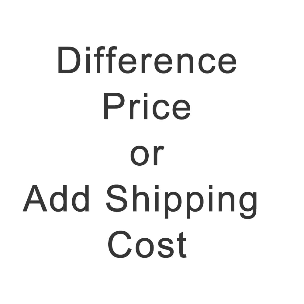 Difference price or add shipping cost