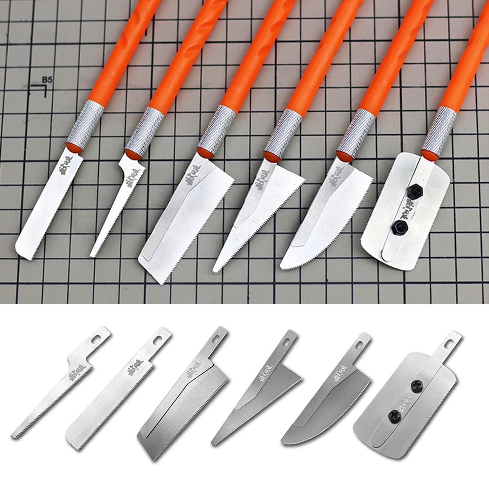 MS101 DIY Mini Hand Saw Model Tool Hobby Profiled Craft Blade Parts Precision Model Tool