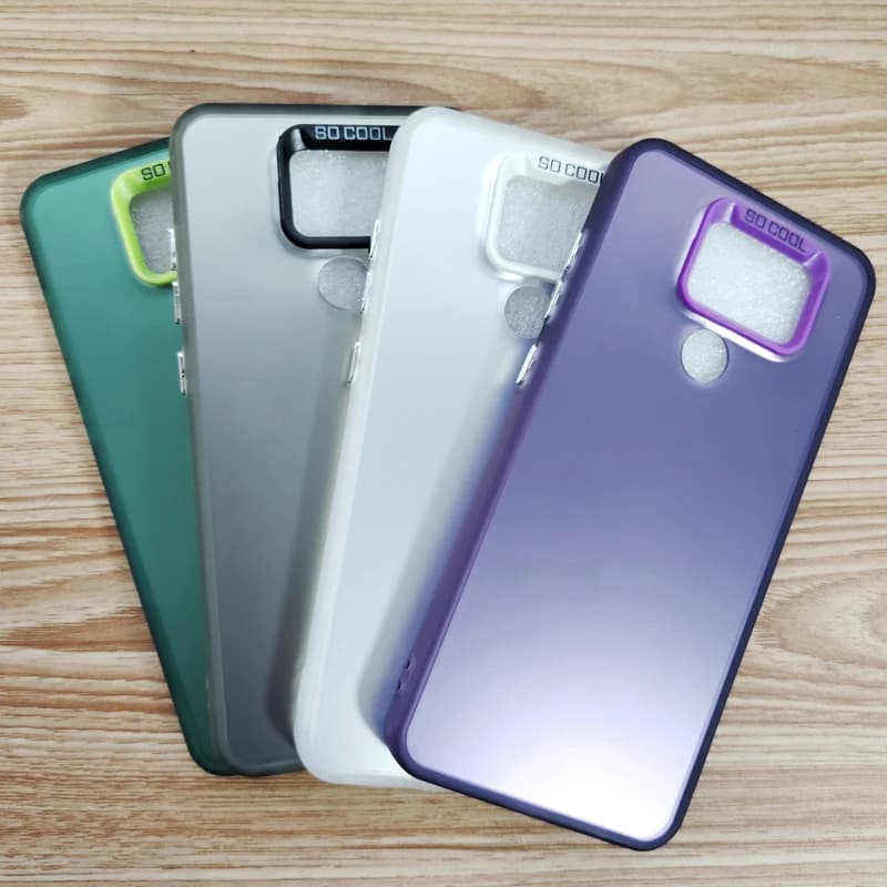 For Xiaomi Redmi Note 9 Case Redmi Note 9 Cover M2003J15SC M2003J15SG Case Redmi note9 Luxury Metallic Aurora Skin Matte Cover