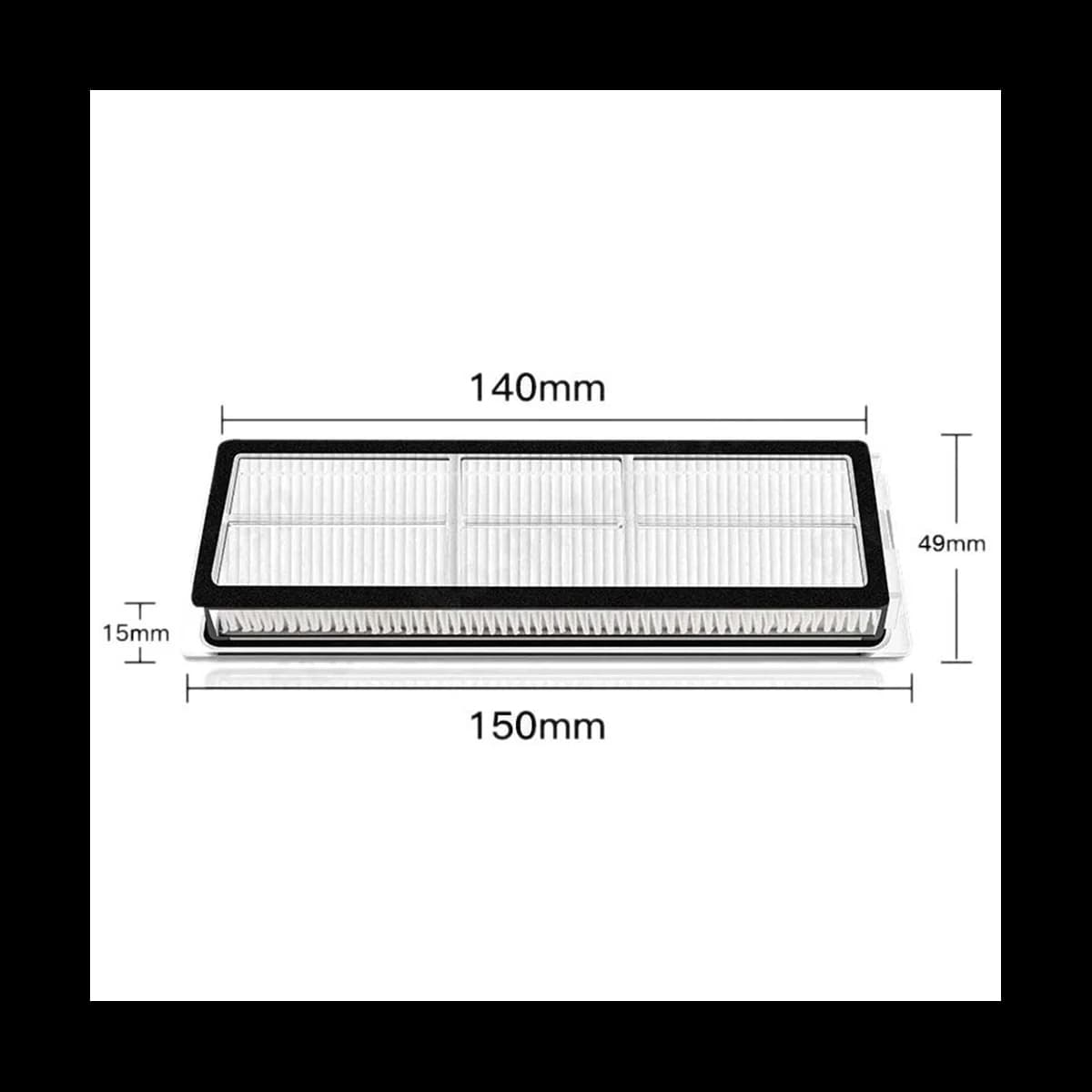 15Pcs for Mi Robot Vacuum Mop 2C STYTJ03ZHM Robot Vacuum Cleaner Parts Main Side Brush Filter Mop Cloth