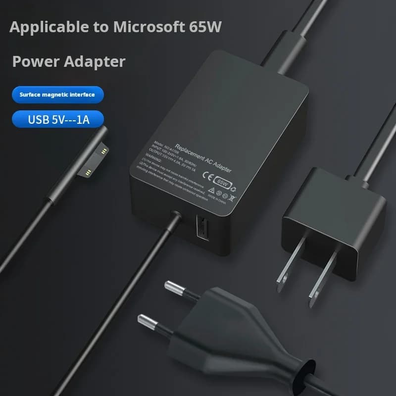 65W 15V 4A Power Adapter For Microsoft Surface Pro4/5/6/7/8/9 Laptop1/2/3/4 Go1/2/3 BooK Charger For 1866 1867 1706 1800 1796