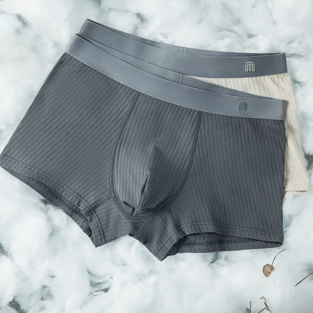 Maden Men's Underwear Seamless Breathable Underpants Antibacterial Boxer Briefs Large Size Thin Sports Shorts Boxer Briefs