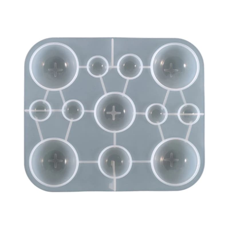 UV Crystal Epoxy Resin Mold Necklace Pendant Ornaments Silicone Mould K3KF