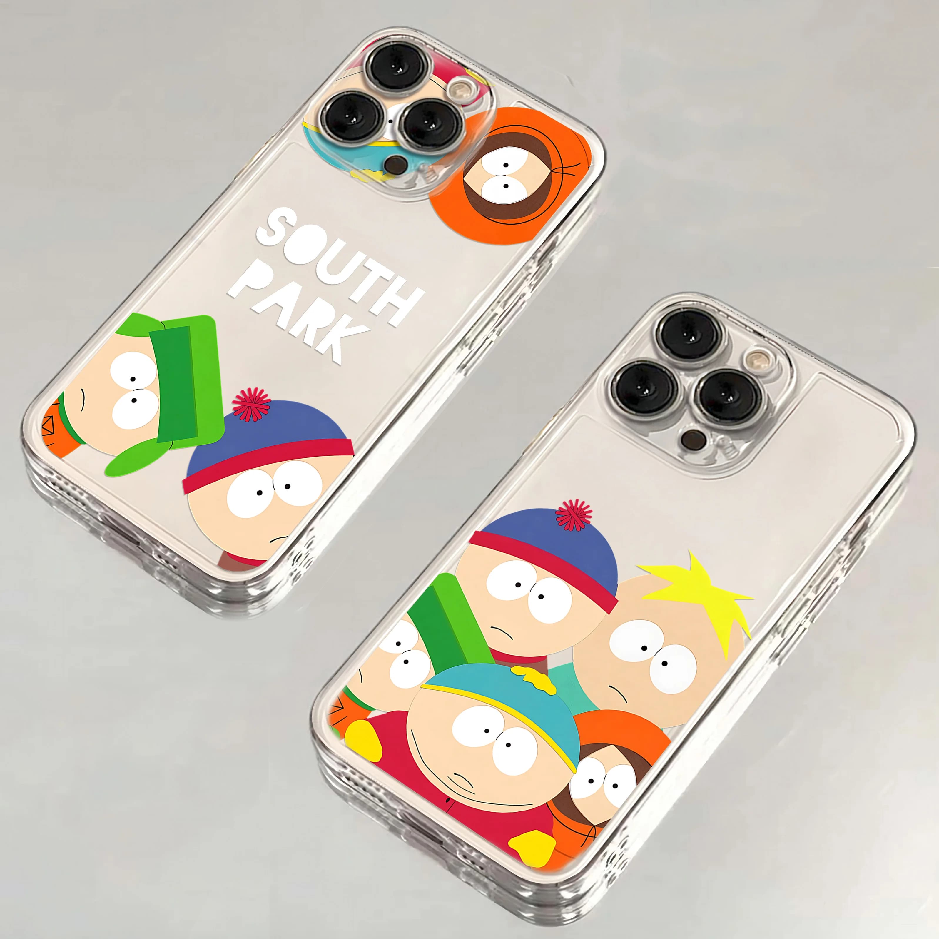 Funny S-South-Park Phone Case For VIVO Y28 V30e Y75 Y36 Y100 Y17s Y76 Y22s Y16 Y50 Y21 Y20 V29 V23e V21e 5G Transparent Cover
