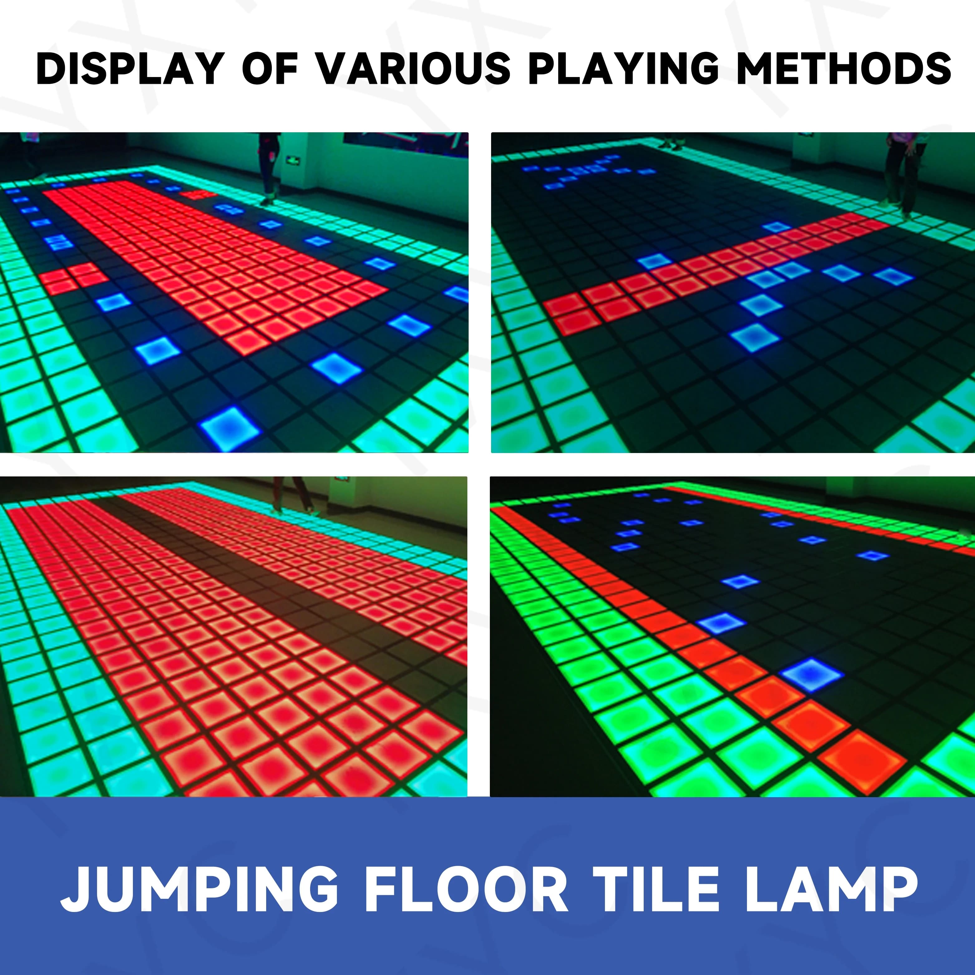 Activategames Floor Tile Light Avoiding Red Light Activating Healthy Sports Large-scale Somatosensory Game lamp movement