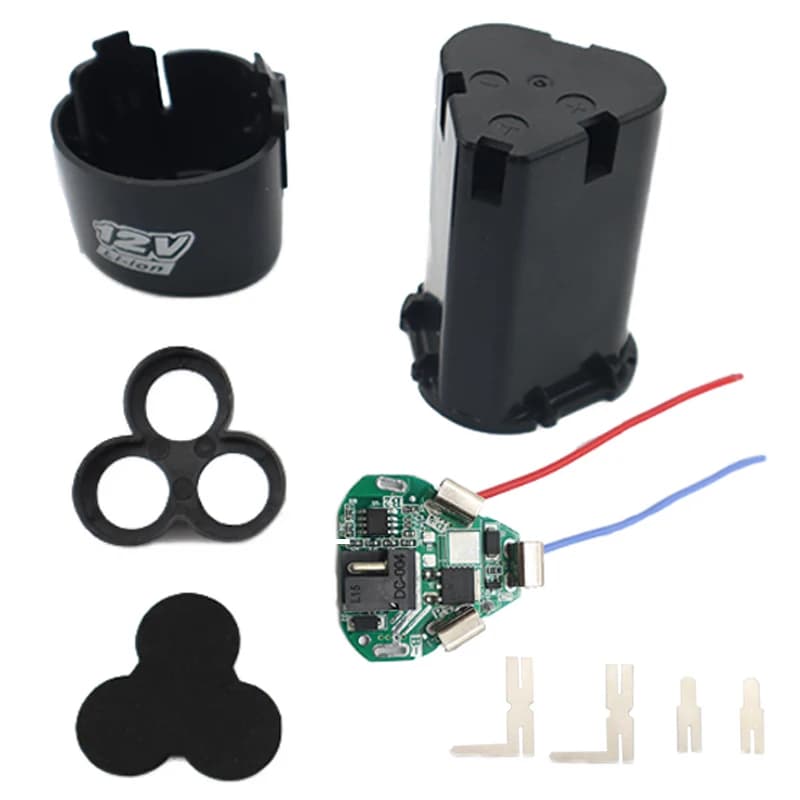 Lithium Battery Case PCB Board Circuit Shell For Lomvum DeYun ZhiPu FuGe DLS DEGUQMNT GCRAFT LomVum 12V 10.8V Li-ion Pack Box