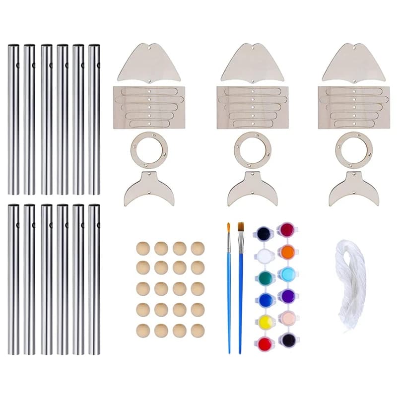 Make A Wind Chime Kits - Arts And Crafts For Child Ages 4 5 6 7 8 Christmas Birthday Gifts