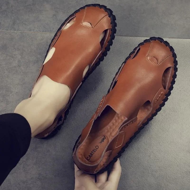 Outdoor Male Shoe Plastic Rubber Beach Men's Sandal Casual Trend 2024 New Summer Low Price Sale Luxury Non-slip Descount Fashion