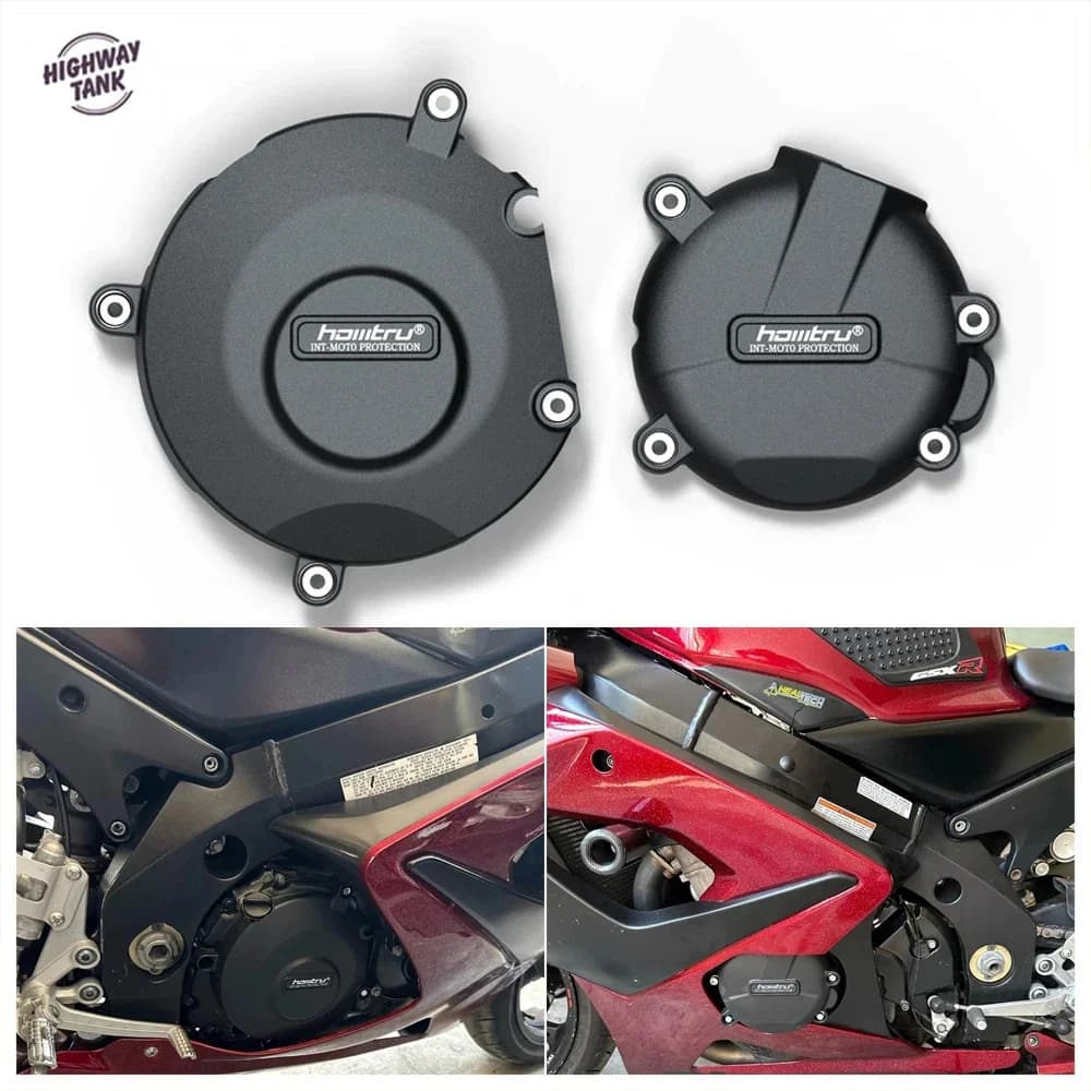 Motorcycle Engine Cover Guard Protection for Suzuki GSX-R1000 K5 K6 K7 K8 2005-2008