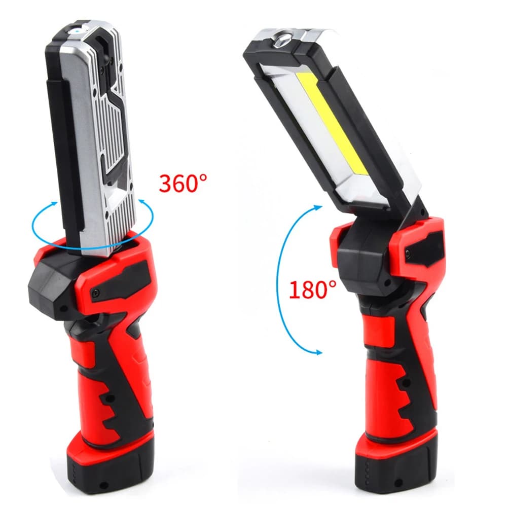 Portable COB LED Work Light Car Garage Mechanic Lamp USB Rechargeable Lnspection Lamp Torch Car Emergency Flashing Light