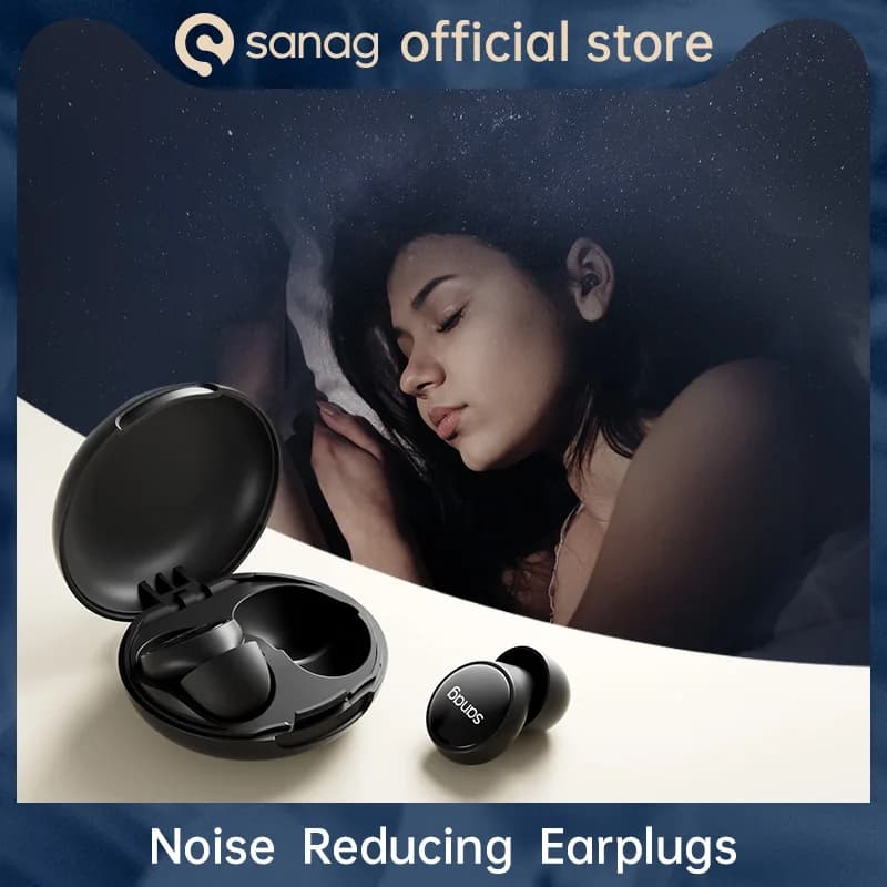 Sanag T32 Sleep Noise Reduction Earplug Silicone Swimming Earplugs Anti-Noise Waterproof Plug For Travel Work Earplugs