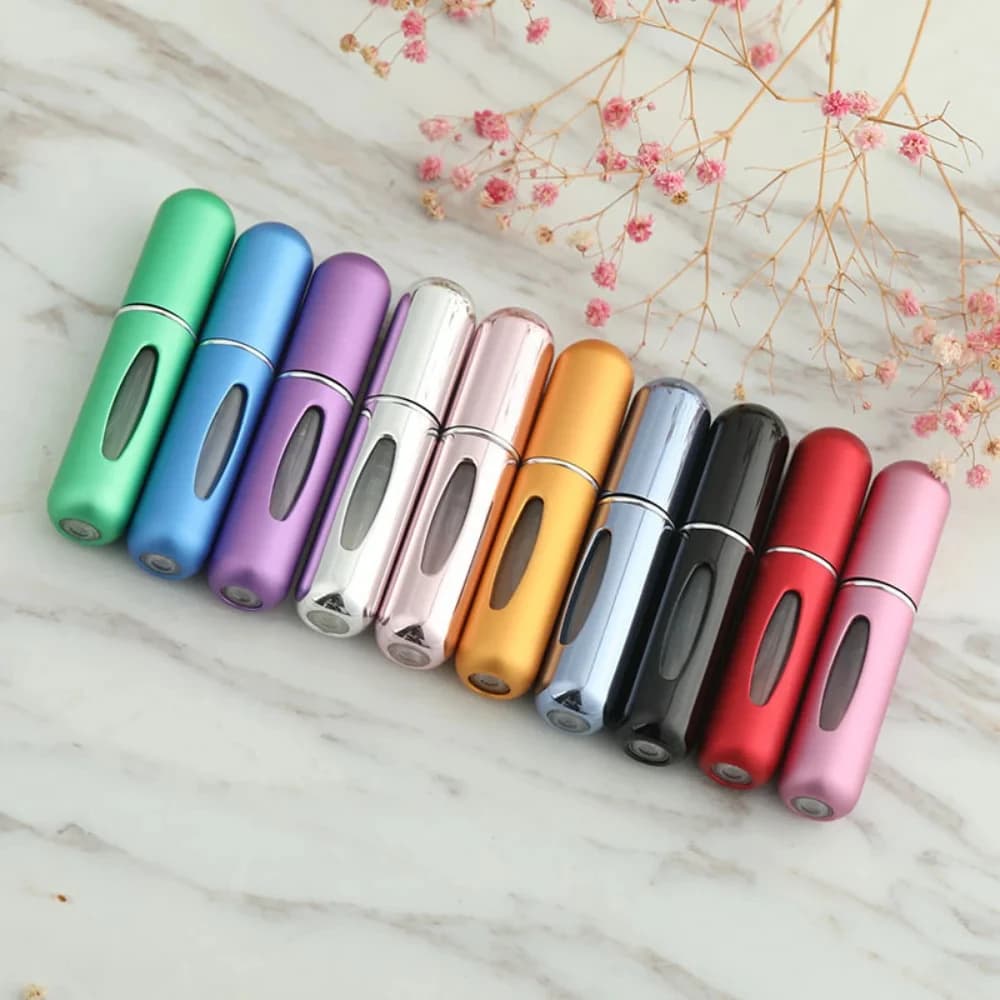 5ml Mini Refillable Perfume Bottle with Spray Scent Pump Empty Cosmetic Container Atomizer Bottle For Travel Tool