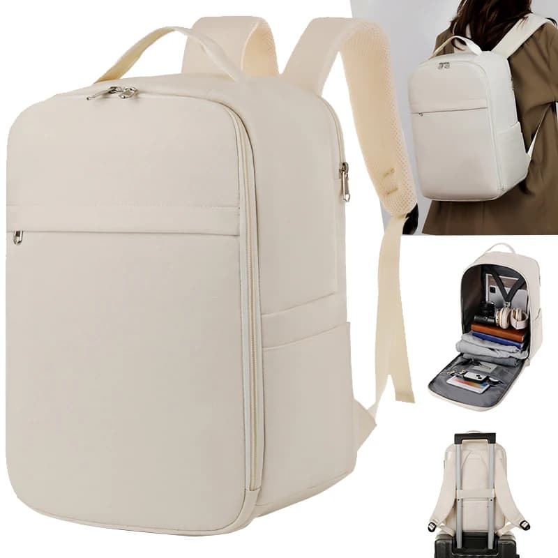 New Casual Backpack, Short-Distance Travel Backpack, Fashionable and Versatile Multi-Compartment Laptop Bag