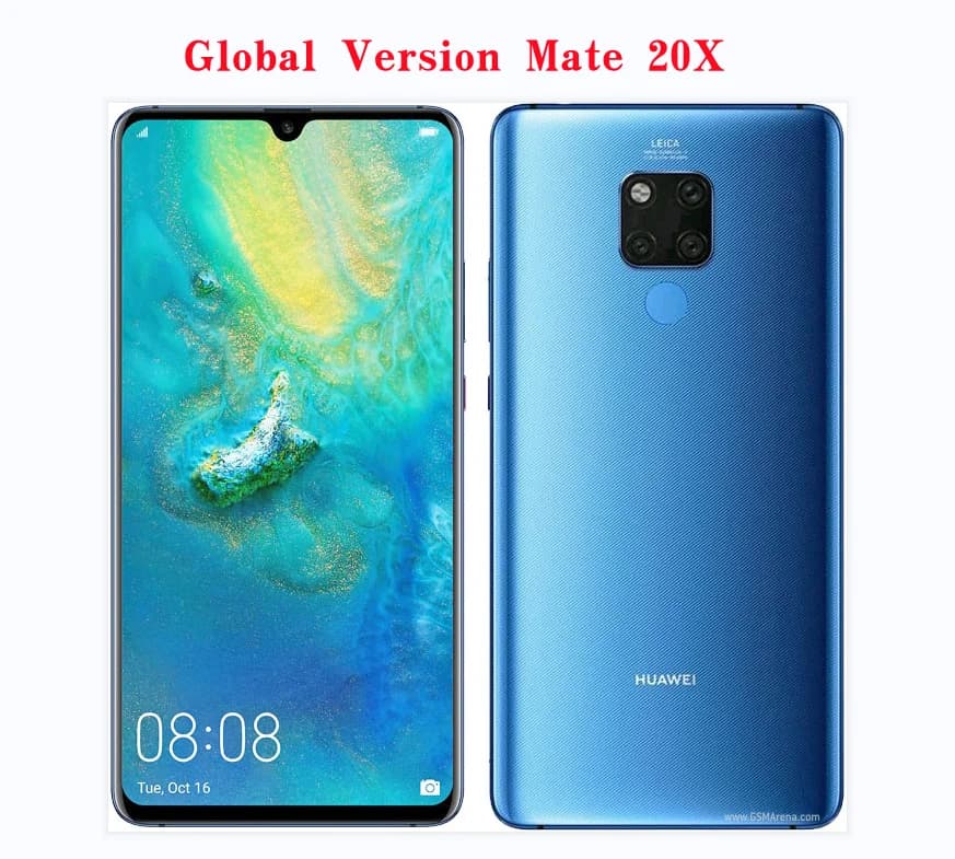 Global version 98%new HUAWEI Mate 20X Smartphone 7.2 inch Full Screen 2244x1080 Kirin 980 octa core 5000 mAh