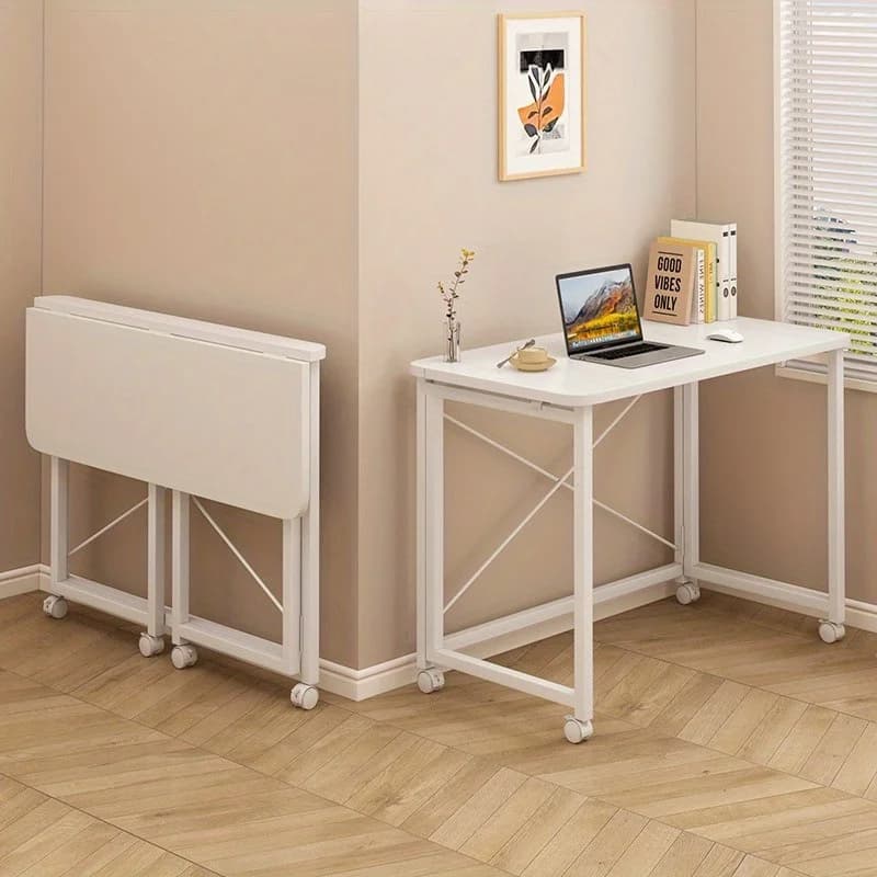 Folding small desk, bedroom desk, student's simple writing desk