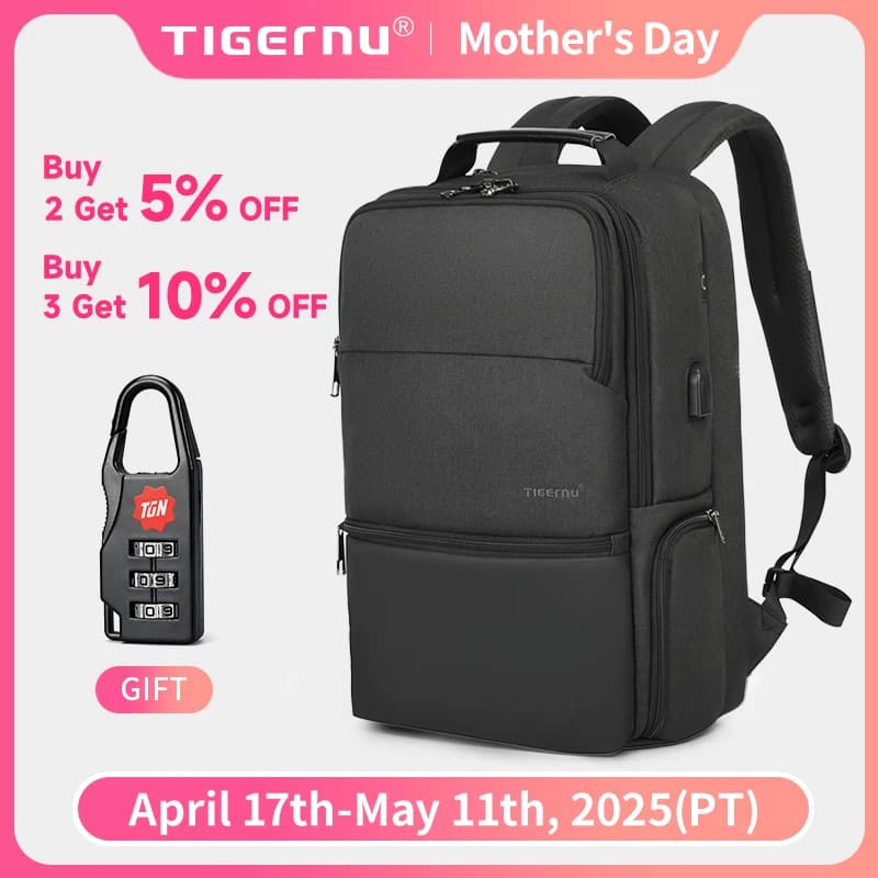 Lifetime Warranty Men Expandable Backpack 15.6-19inch Laptop Backpack For Men RFID Anti Theft Bag Travel Bag Schoolbag Cabin Bag