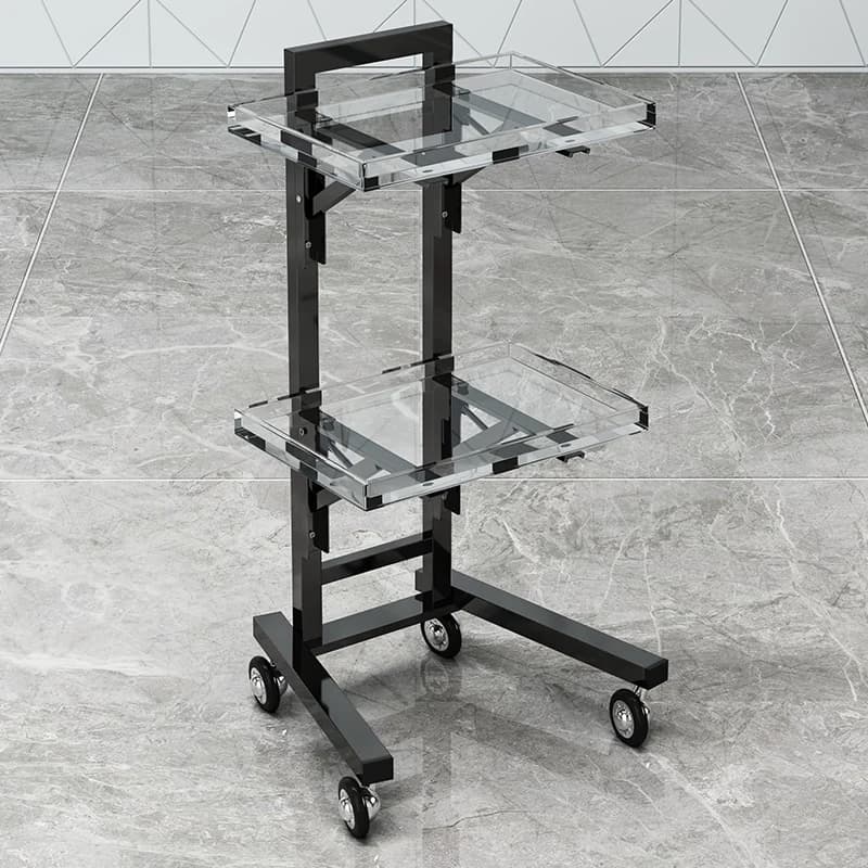 Folding Trolleys Loading Trolley Beauty Salon Organizers Dental Tool Storage Cart Container Professional Hairdressing Aluminum