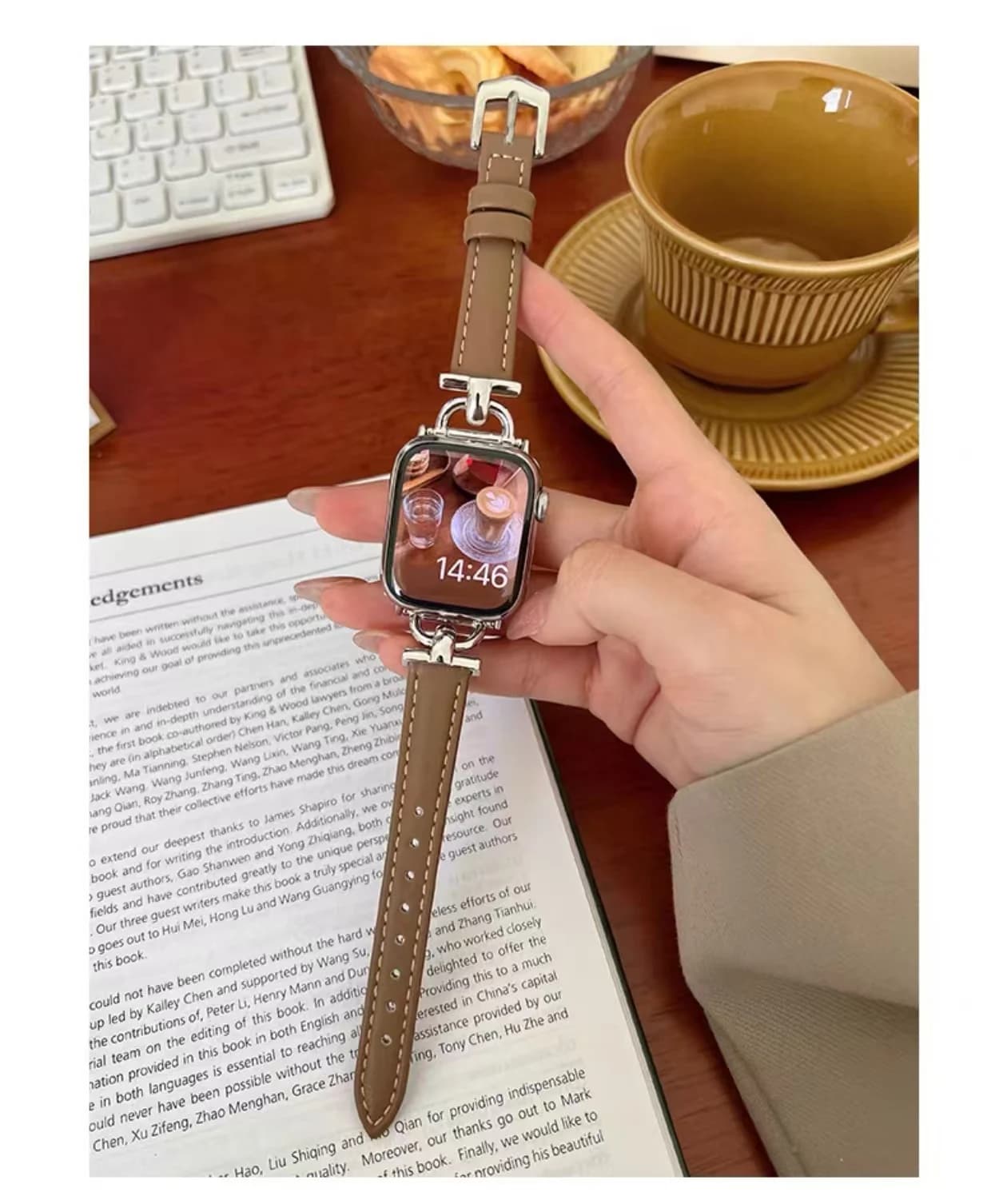 Correa For Apple Watch band for women Series Ultra 10/9/8/7/6/5/4/3/2/1 SE 38mm 40mm 41mm 42mm 44mm 45mm 46mm 49mm Strap