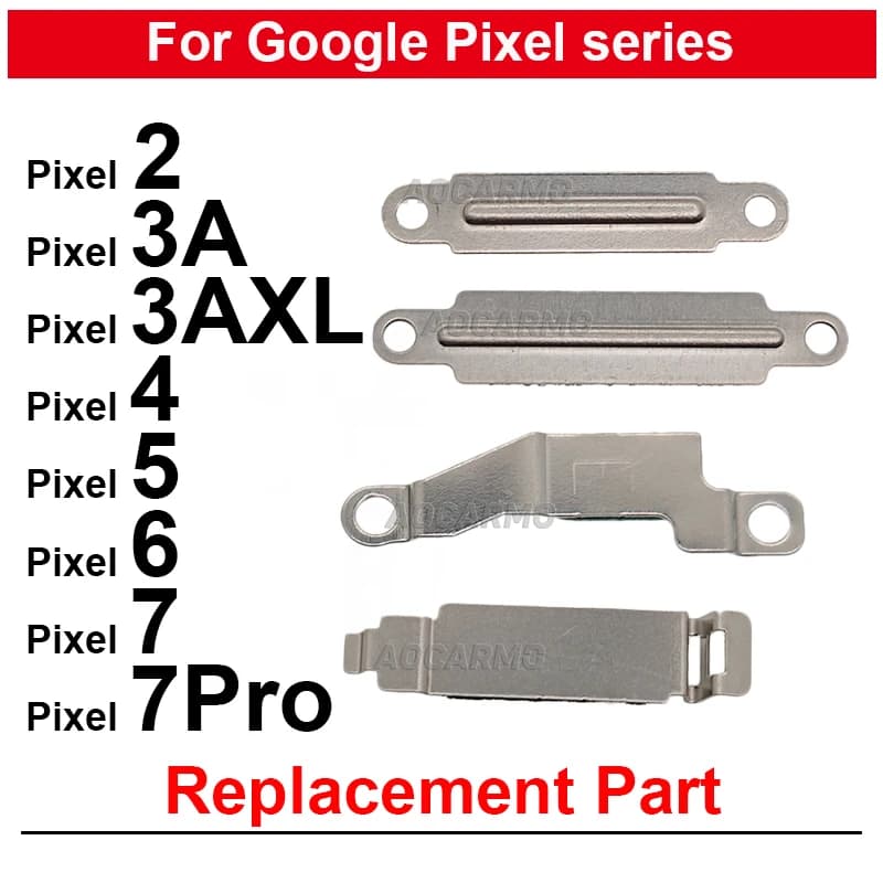For Google Pixel 7 8 7Pro 6 Pro 5 4 3a XL 3aXL LCD Display Flex Cable Holder Cover Metal Fixed Buckle Motherboard Bracket Plate