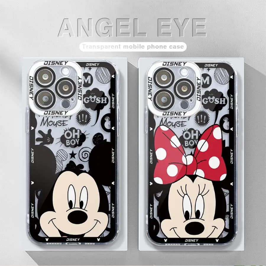 Disney Mickey Stitch Minnie Phone Case for Xiaomi Mi 11 Lite 12T 11T Pro 9A 10A 10C 12 12C 13C 5G Poco X3 NFC X3 Pro Cover