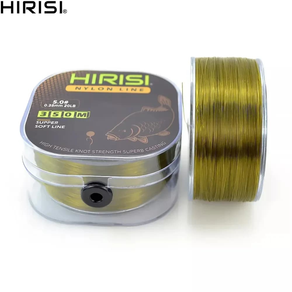 Hirisi 350m Super Strong Fishing Line Japan Monofilament Nylon Carp Fishing Line Fishing Accessories Nylon Line