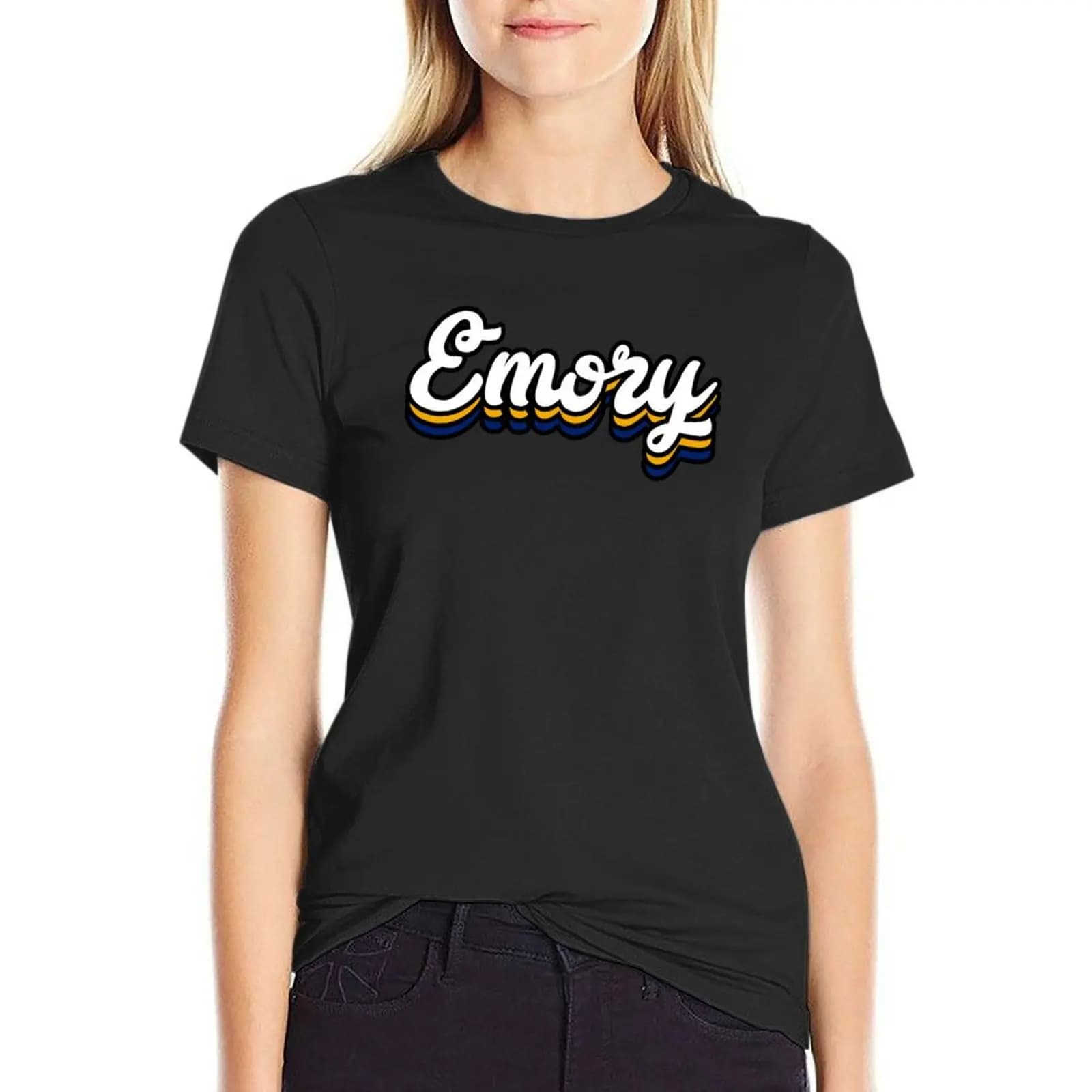Emory - Emory University T-Shirt hippie clothes oversized plus size tops shirts graphic tees Women clothing