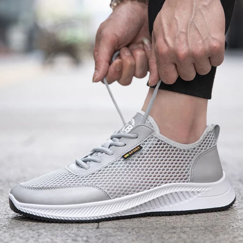 Summer New Mesh Sneakers Fashion Flying Woven Running Shoes Trendy Casual Men's Shoes Ultra-Soft Ultra-Light Mesh Shoes