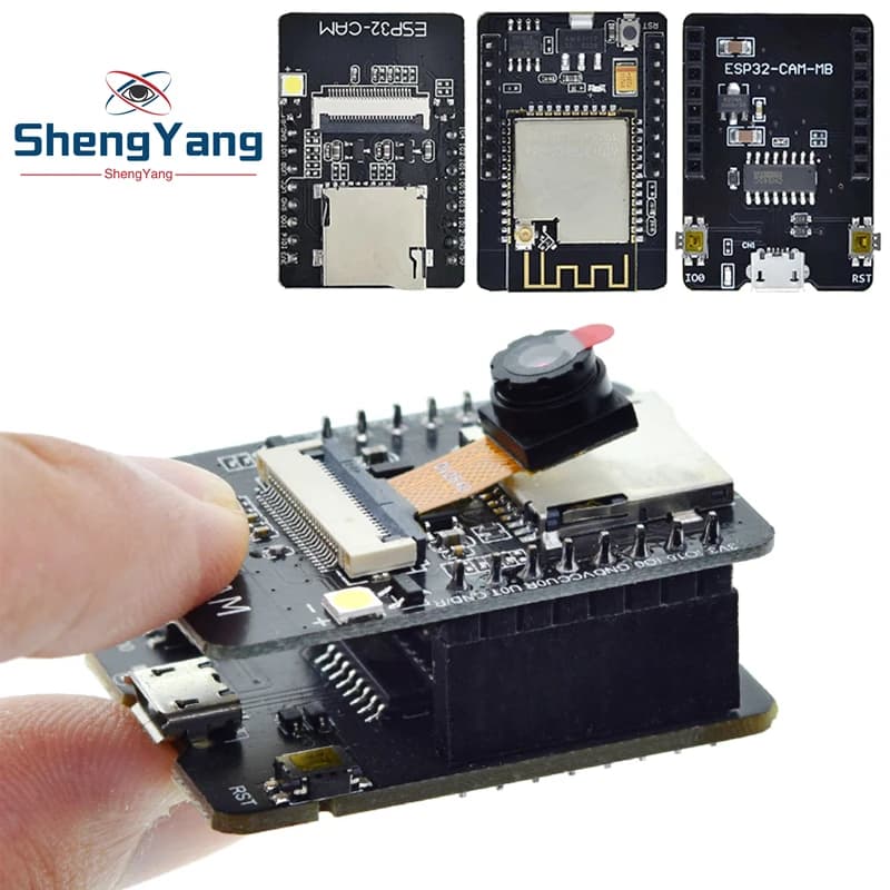 ESP32-CAM WiFi Module 2.4G Antenna ESP32 Serial to WiFi ESP32 CAM Development Board 5V Bluetooth with OV2640 Camera Module DIY