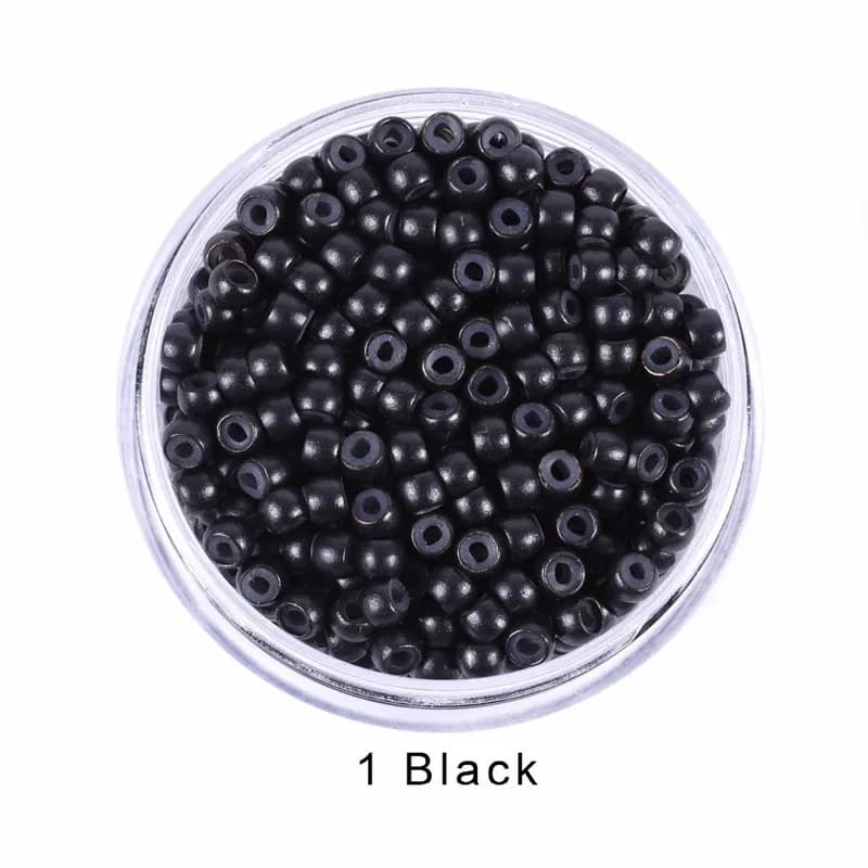 500pcs copper ring beads 3.0mm nano ring beads silicone lined micro for hair extensions