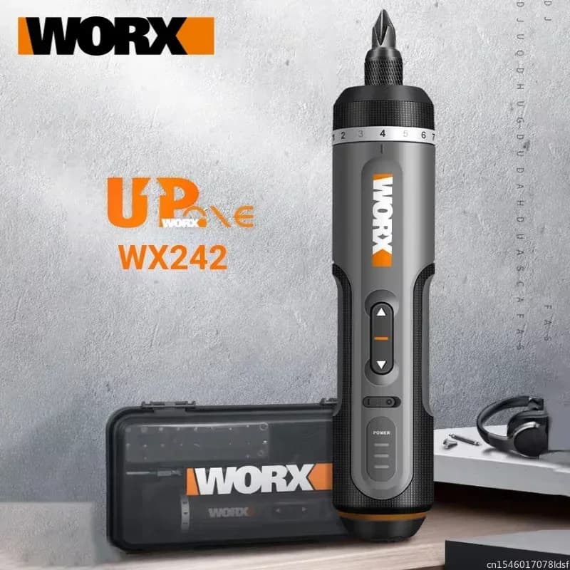 Worx 4V Electrical Screwdrivers Set WX242 Portable Smart Cordless Power Screw Driver Mini Electric Drill Home Repair Power Tool