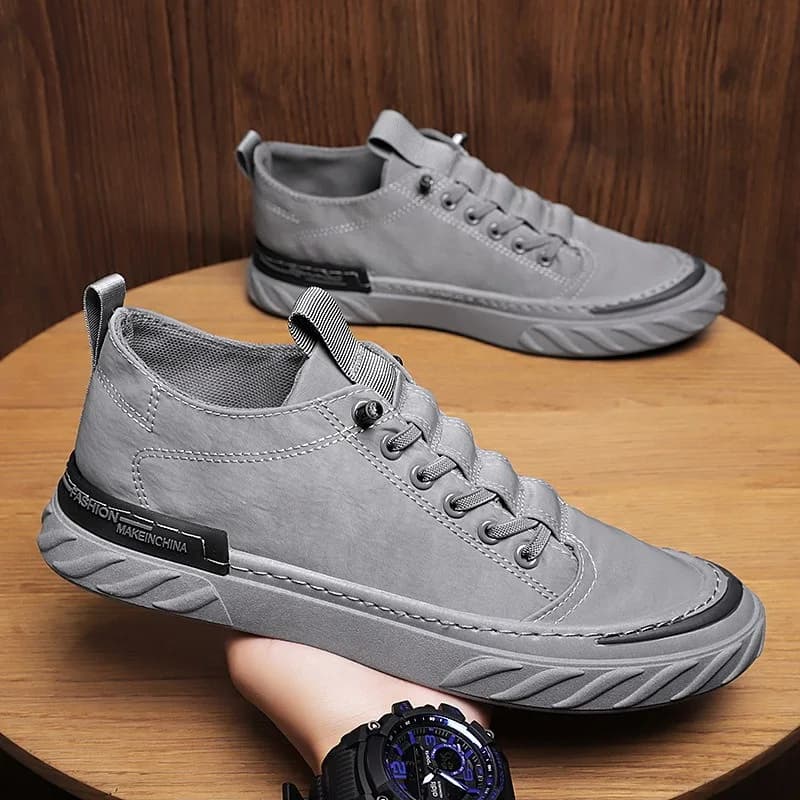Men's Shoes Casual Sneakers Ice Silk Breathable Canvas Shoes Slip on Man Flat Loafers Men Vulcanized Shoes Zapatillas Informales