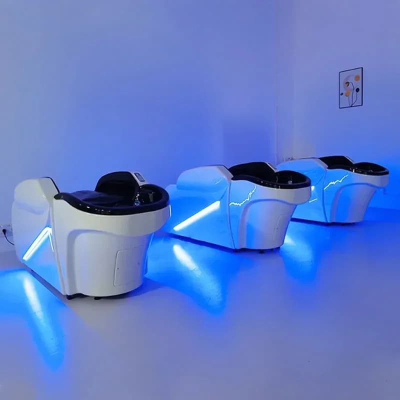 Hairdressing Aesthetic Salon Furniture Chairs Head Spa Hair Washing Shampoo Chairs Massage Shaving Japanese Treatment Sillas