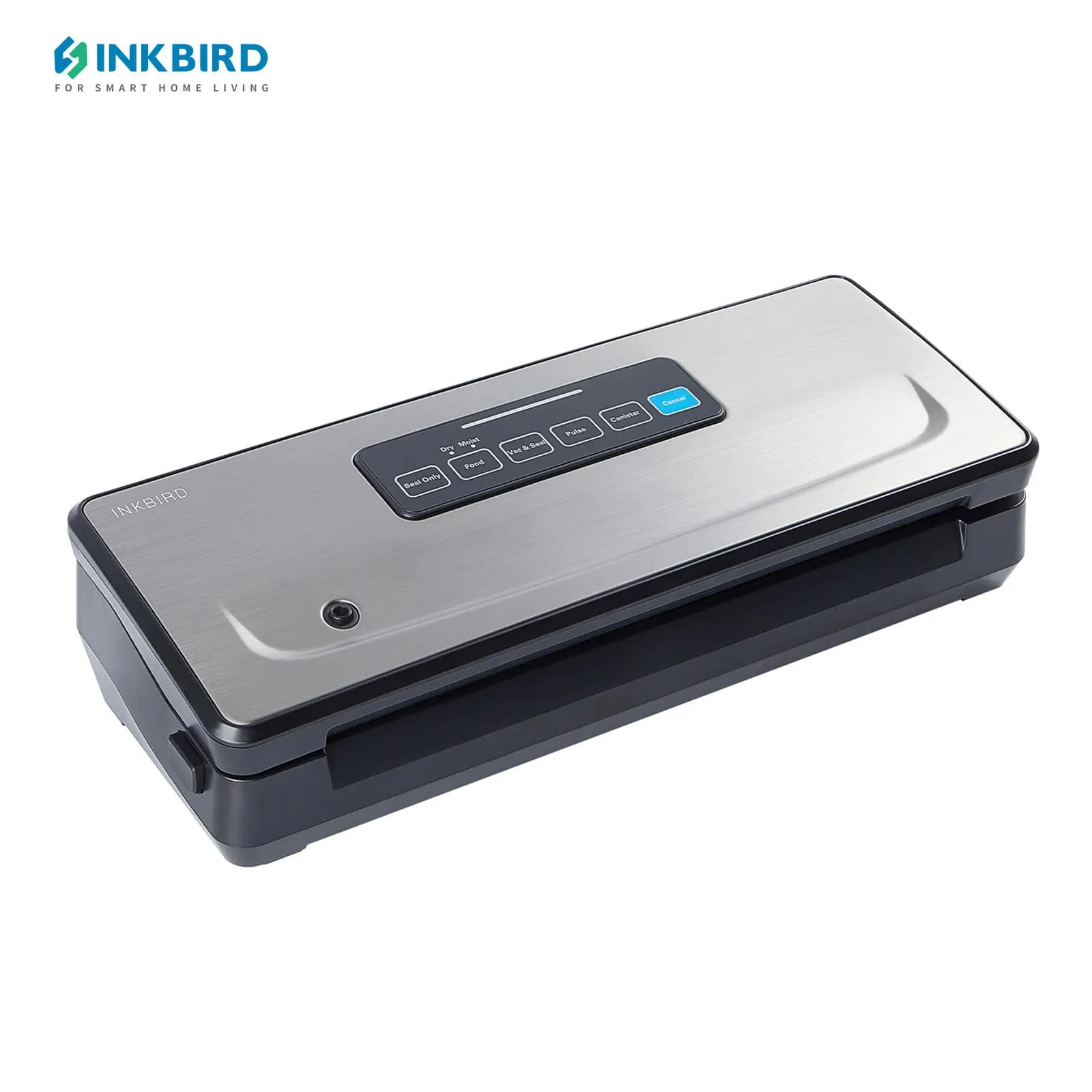 INKBIRD INK-VS02 Vacuum Sealer Packing Machine With Free Bags & Starter Kits & Built-in Cutter & Dry/Moist/Pulse/Canister Modes