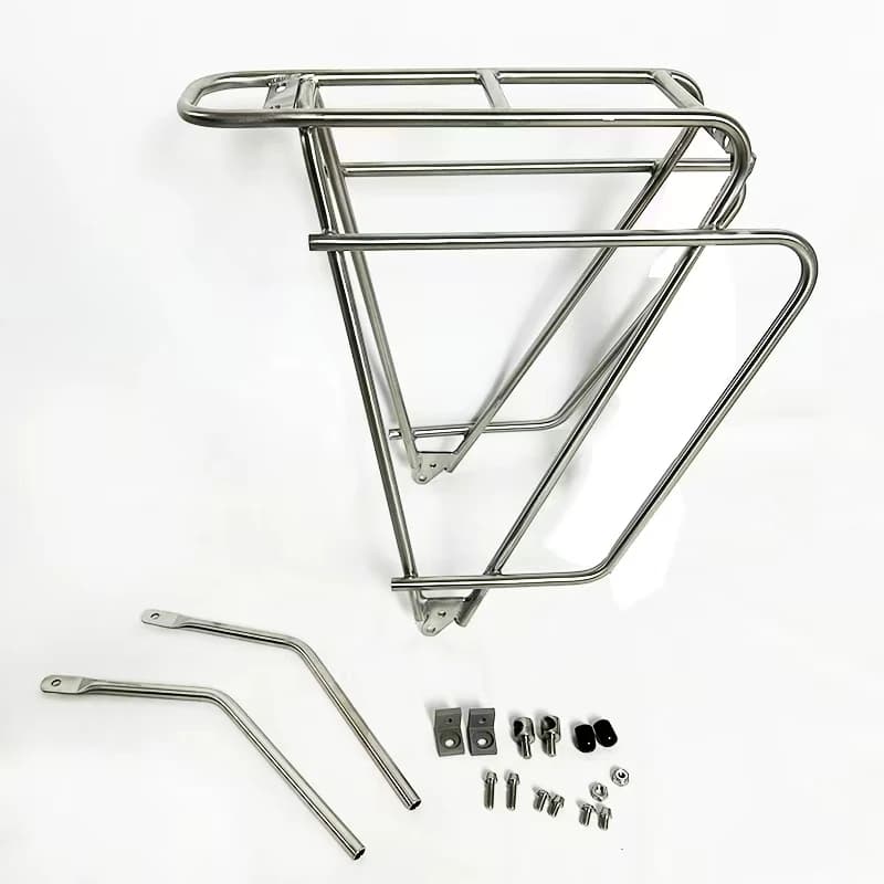 Bicycle Rear Luggage Titanium Bike Rear Rack Carrier Road Bicycle Rear Rack Storage Titanium Bike Parts MTB Accessories