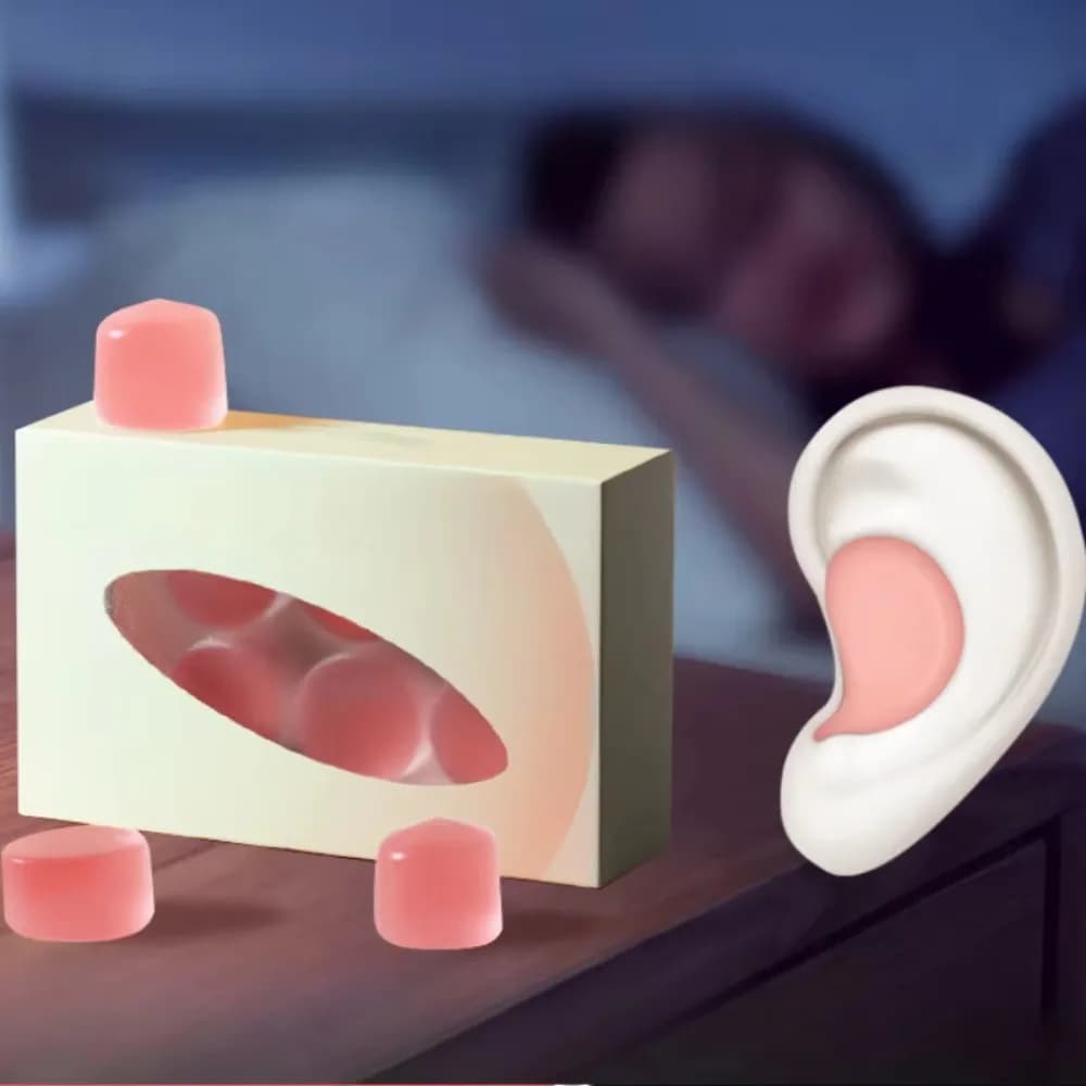 Wax Ear Plugs for Sleeping 6pcs Silicone Wax Earplug for Sleeping Swim Gel Ear Plug for Noise Cancelling Reusable 27dB Earplugs