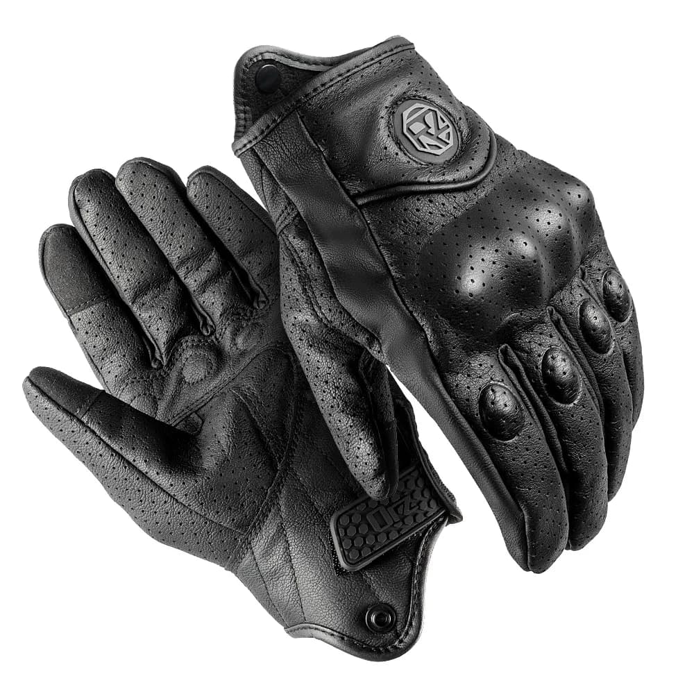 Motorcycle Gloves Men Women Moto Leather Cycling Glove Motorbike ATV Motor M 2XL Bicycle Protection Four Seasons Spring Autumn
