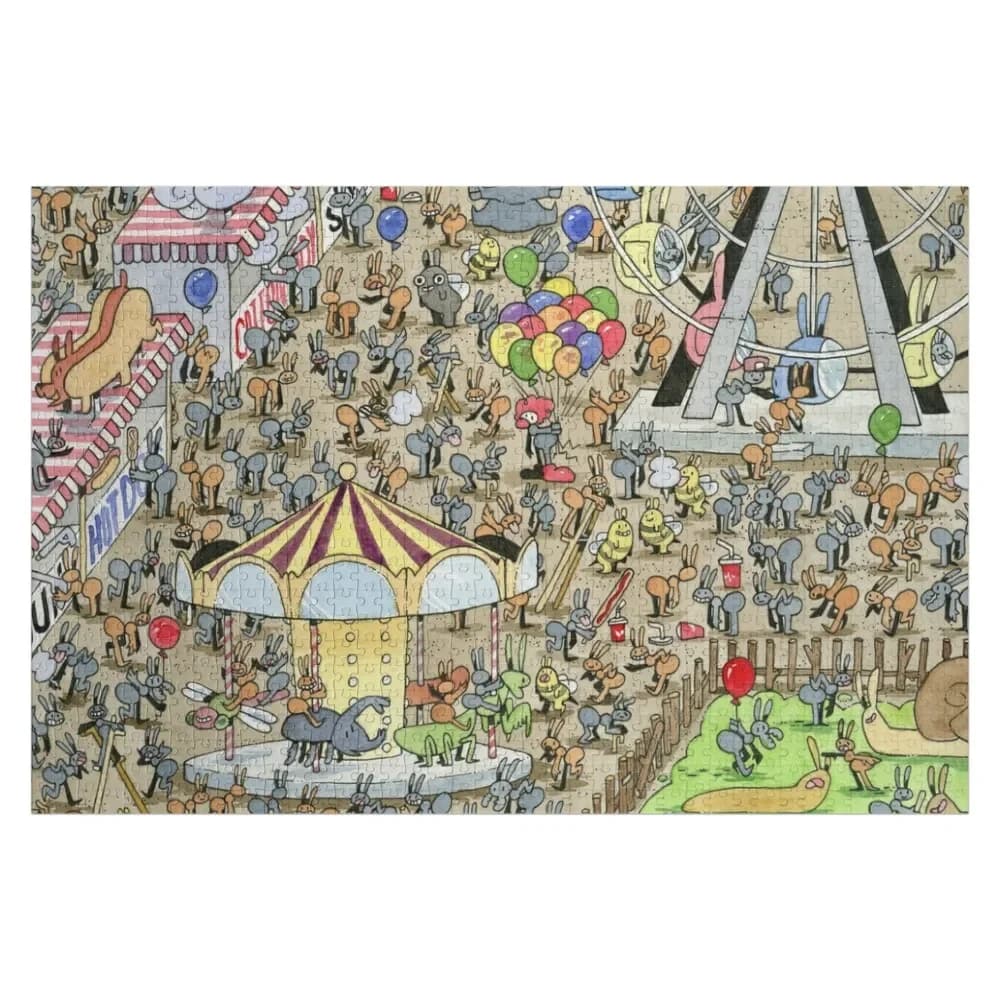 Ant Fair Jigsaw Puzzle Wooden Adults Woods For Adults Puzzle