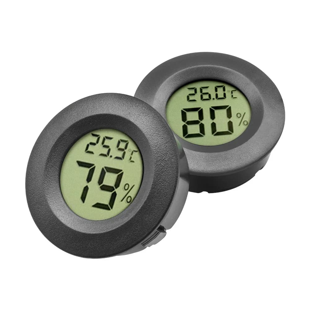 1pc Mini LCD Digital Thermometer & Hygrometer -50°C to +70°C Temperature & Humidity Meter for Fridge Freezer Testing