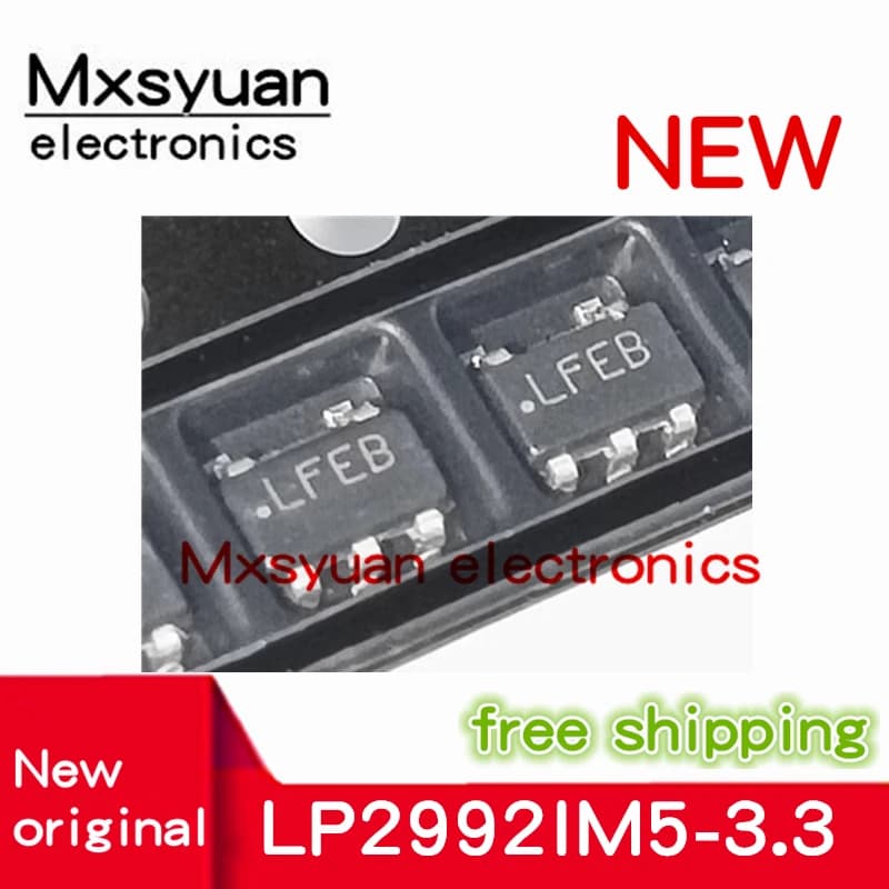 10PCS~50PCS/LOT LP2992IM5-3.3 LP2992IM5-3.3/NOPB LP2992IM5X-3.3 LFEB SOT23-5 Mxsyuan 100% New original