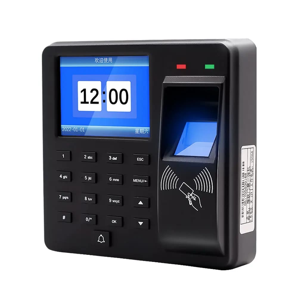125Khz RFID Biometric Fingerprint Time Attendance Clock Recorder Employe Recognition Check in Time Recording Door Access Control