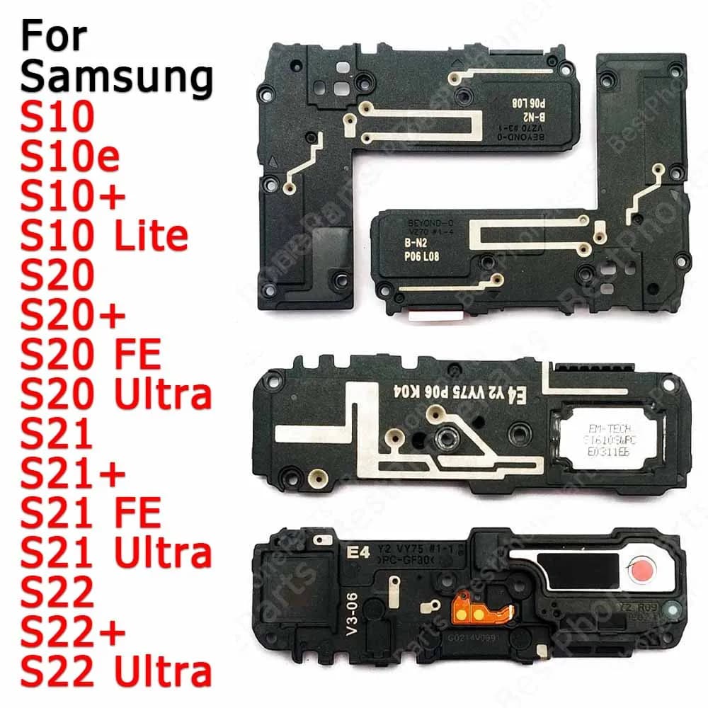 Loudspeaker For Samsung Galaxy S10e S20 Plus FE S21 S22 Ultra S10 Lite Buzzer Ringer Loud Speaker Sound Module Parts