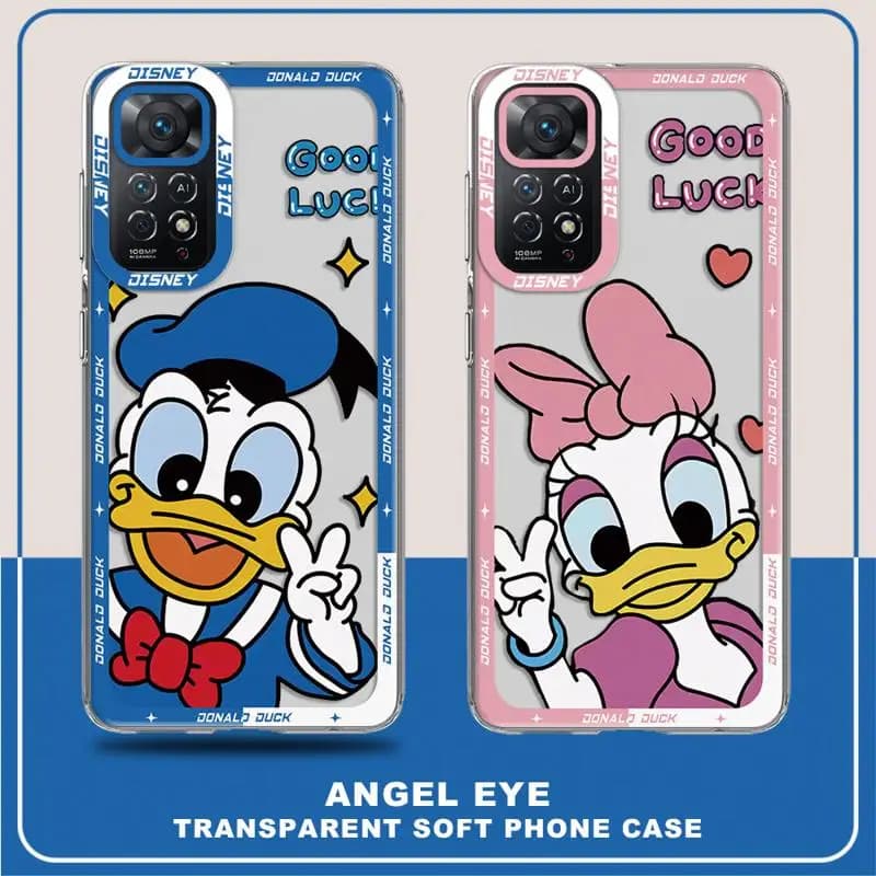 Disney Donald Mickey Case For Xiaomi Redmi 11 10 13 Pro Plus 9S 12 9 12C 12S 10C 9A 9C Poco X3 NFC 13C Angel Eye Phone Cover