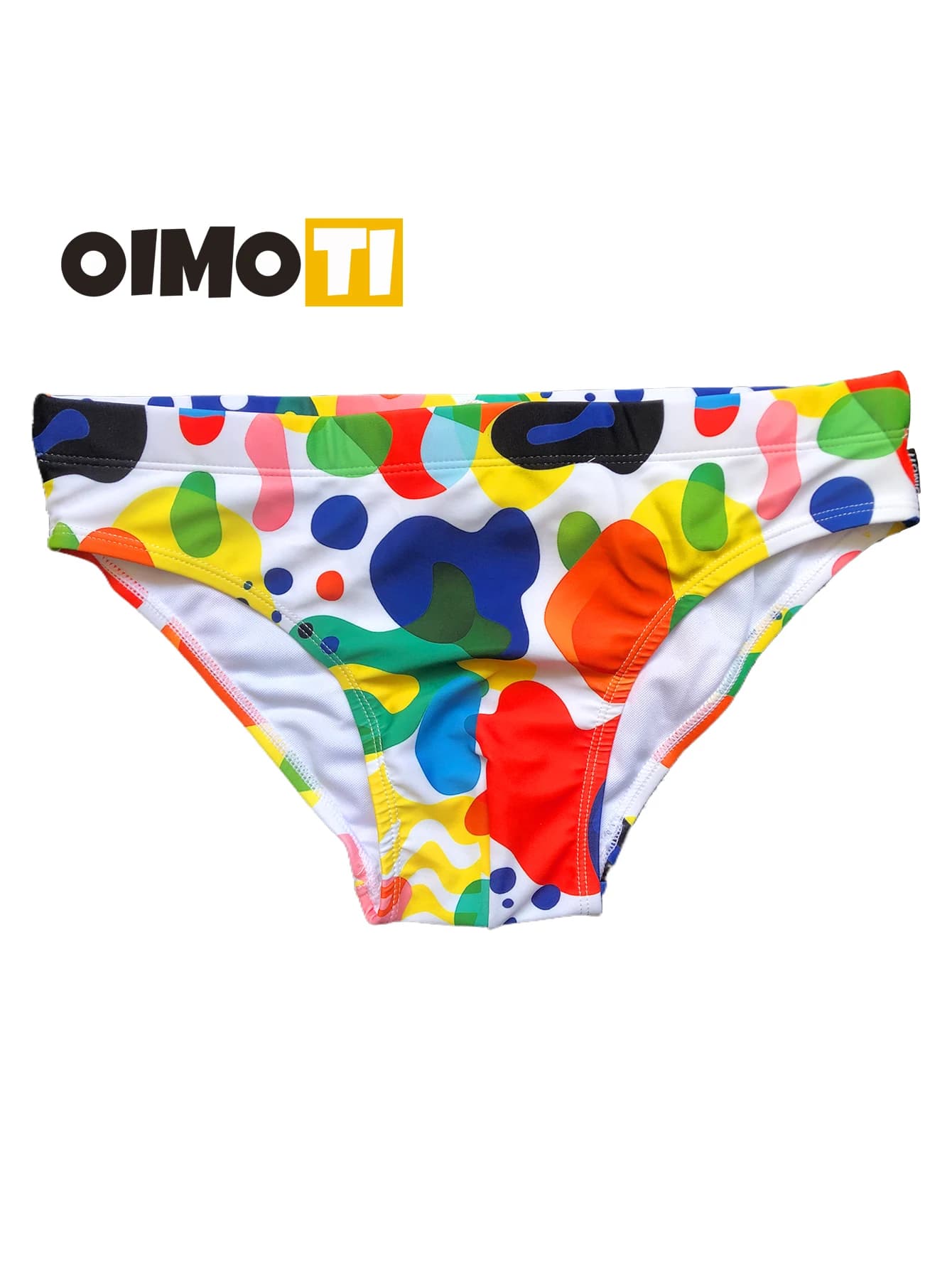 Men's sexy swimming briefs Hot spring pants High elastic swimming trunks