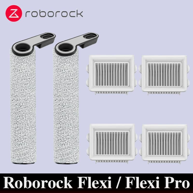 Original Roborock Flexi Pro Wet and Dry Vacuum Cleaner Roller Brush and Filter Accessories Replacement Spare Parts