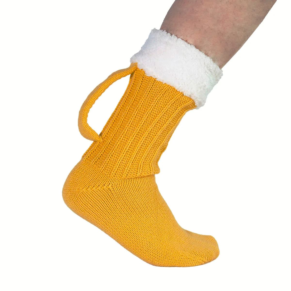1 pair of new 3D beer socks, hip-hop trendy knitted socks